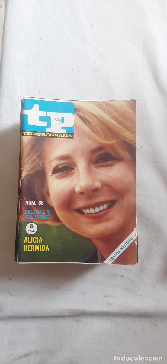 Coleccionismo de revista Teleprograma: TELEPROGRAMA A&Ntilde;O 1967.n&ordm; 66