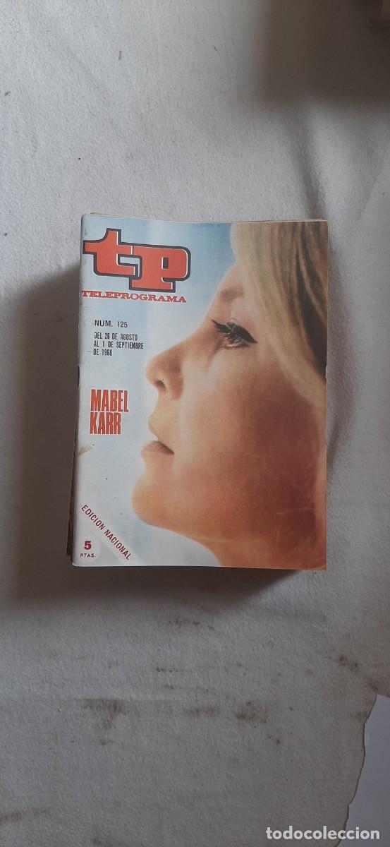 Collectionnisme de Magazine Teleprograma: TELEPROGRAMA A&Ntilde;O 1968.n&ordm; 125