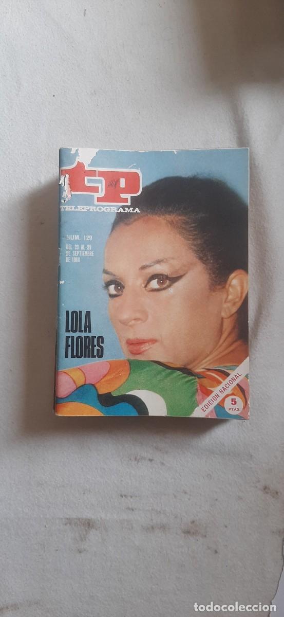 Collectionnisme de Magazine Teleprograma: TELEPROGRAMA A&Ntilde;O 1968.n&ordm; 129