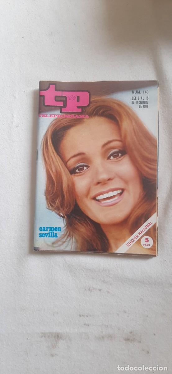 Coleccionismo de revista Teleprograma: TELEPROGRAMA A&Ntilde;O 1968.n&ordm; 140