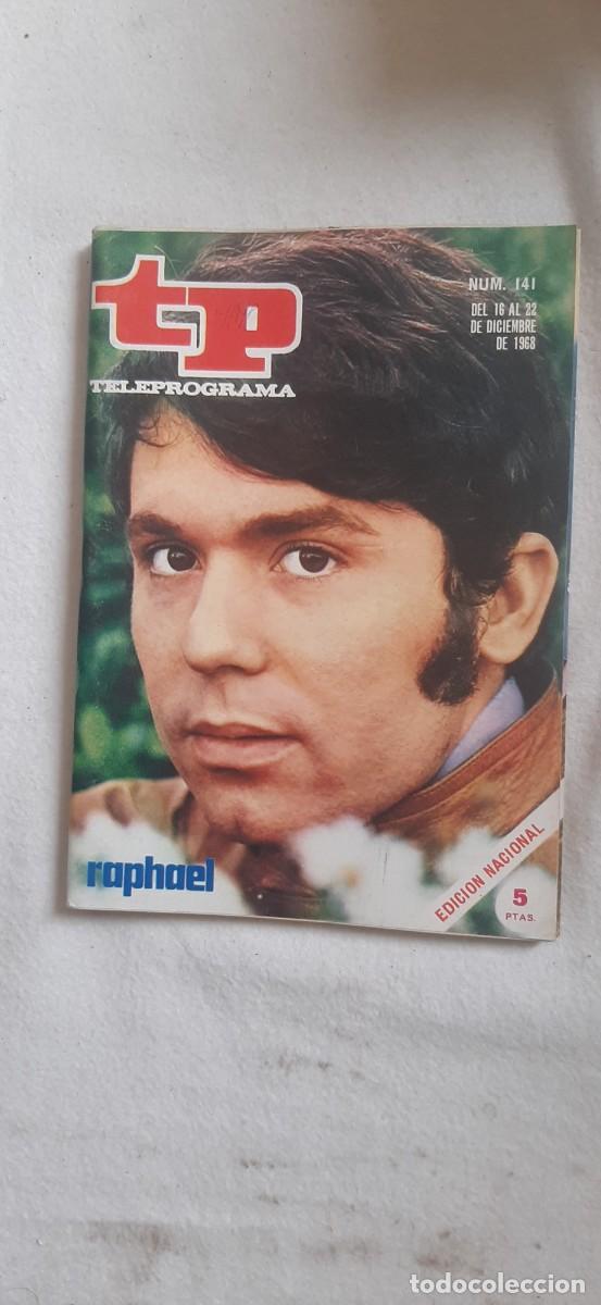 Coleccionismo de revista Teleprograma: TELEPROGRAMA A&Ntilde;O 1968.n&ordm; 141