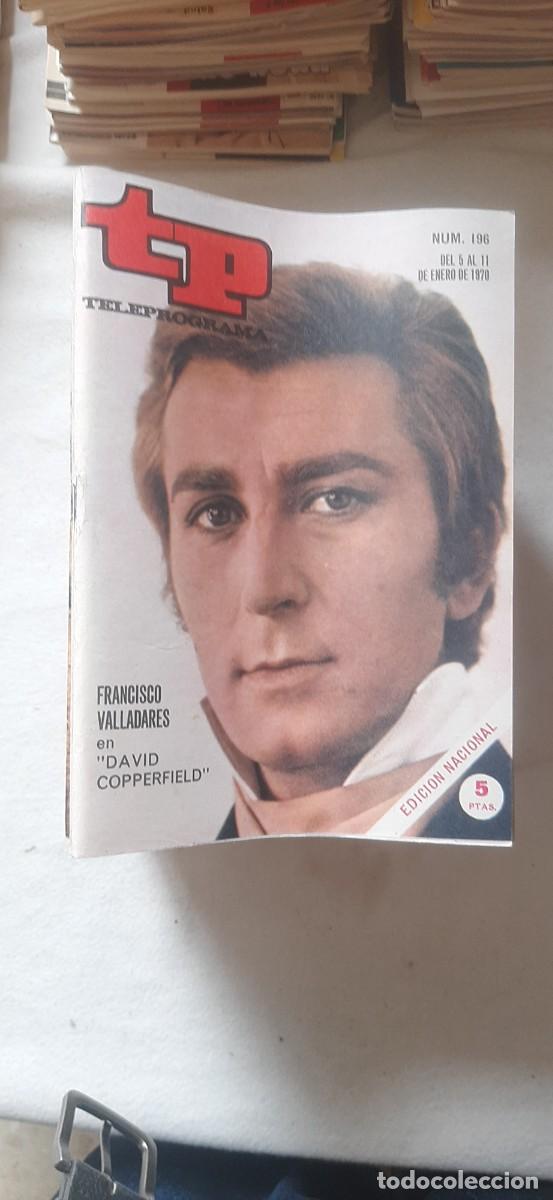 Sammeln von Zeitschriften Teleprograma: TELEPROGRAMA A&Ntilde;O 1970.N&ordm; 196