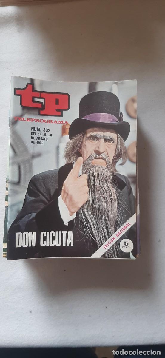 Coleccionismo de revista Teleprograma: TELEPROGRAMA A&Ntilde;O 1972.N&ordm; 332