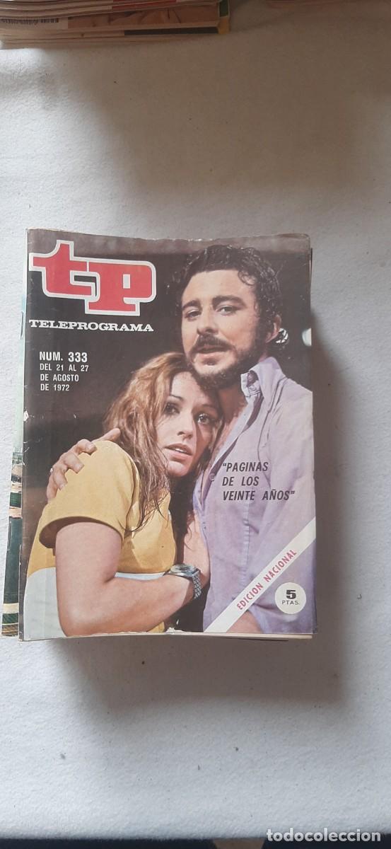Coleccionismo de revista Teleprograma: TELEPROGRAMA A&Ntilde;O 1972.N&ordm; 333
