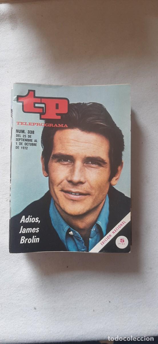 Coleccionismo de revista Teleprograma: TELEPROGRAMA A&Ntilde;O 1972.N&ordm; 338