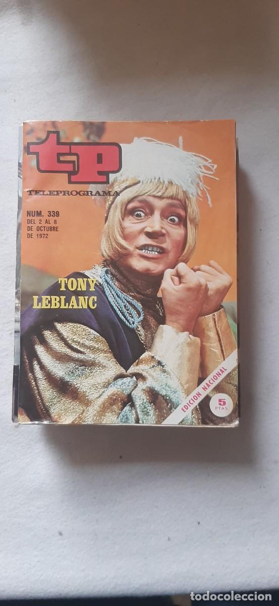Coleccionismo de revista Teleprograma: TELEPROGRAMA A&Ntilde;O 1972.N&ordm; 339