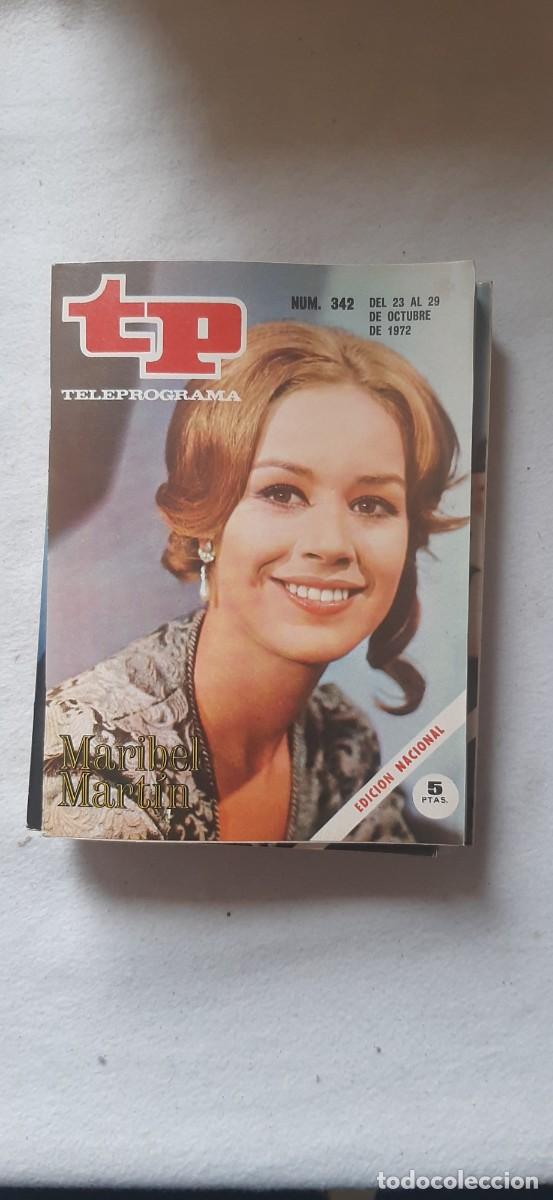 Coleccionismo de revista Teleprograma: TELEPROGRAMA A&Ntilde;O 1972.N&ordm; 342