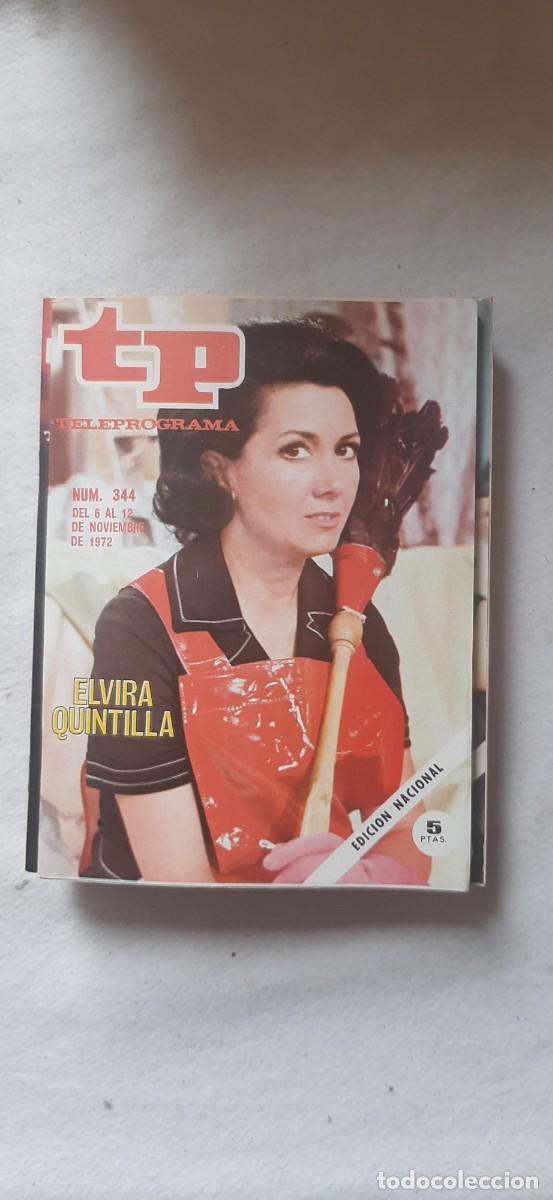Coleccionismo de revista Teleprograma: TELEPROGRAMA A&Ntilde;O 1972.N&ordm; 344