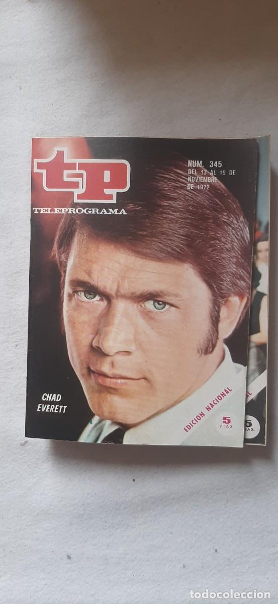 Coleccionismo de revista Teleprograma: TELEPROGRAMA A&Ntilde;O 1972.N&ordm; 345