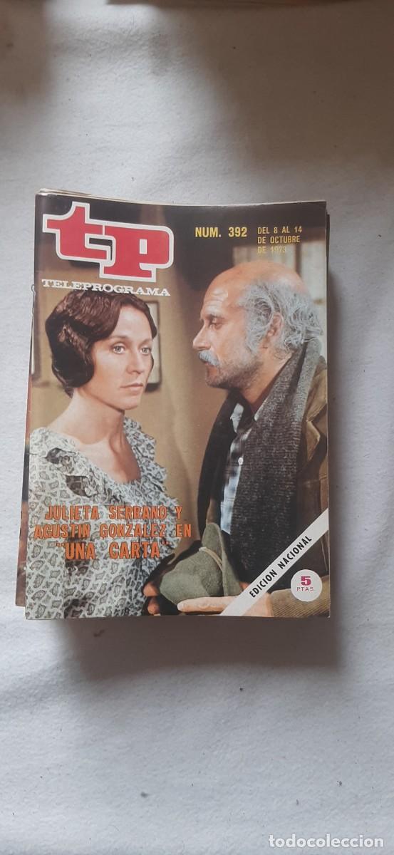 Coleccionismo de revista Teleprograma: TELEPROGRAMA A&Ntilde;O 1973. N&ordm; 392
