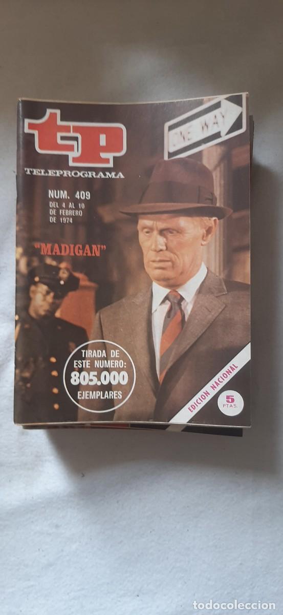 Coleccionismo de revista Teleprograma: TELEPROGRAMA A&Ntilde;O 1974. N&ordm; 409