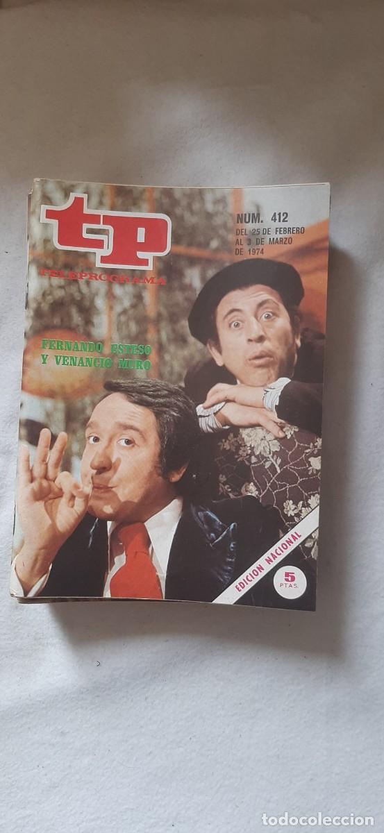 Coleccionismo de revista Teleprograma: TELEPROGRAMA A&Ntilde;O 1974. N&ordm; 412