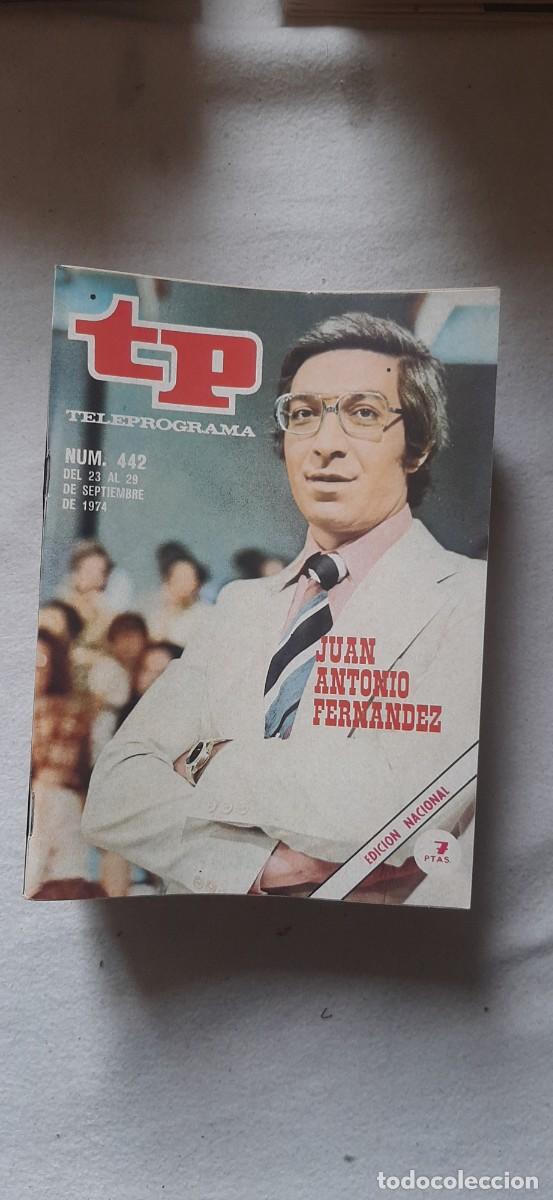 Coleccionismo de revista Teleprograma: TELEPROGRAMA A&Ntilde;O 1974. N&ordm; 442