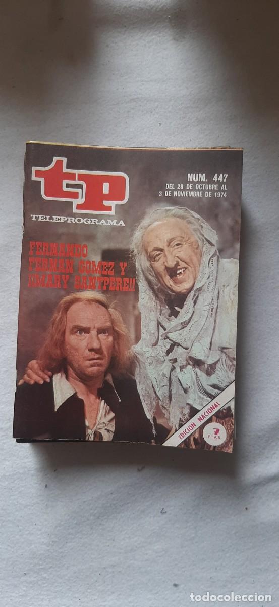 Coleccionismo de revista Teleprograma: TELEPROGRAMA A&Ntilde;O 1974. N&ordm; 447