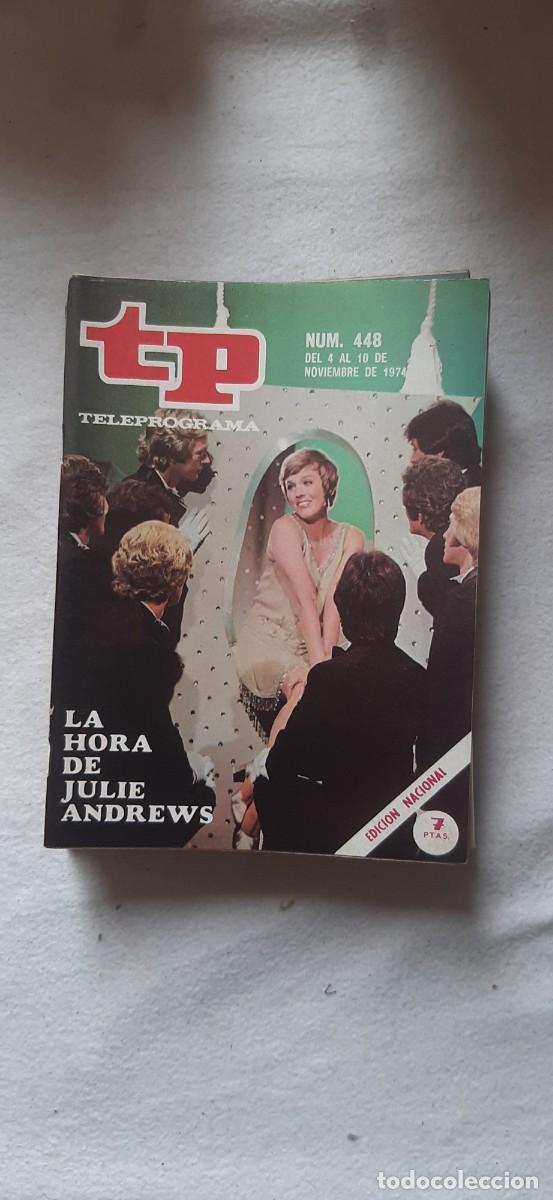 Coleccionismo de revista Teleprograma: TELEPROGRAMA A&Ntilde;O 1974. N&ordm; 448