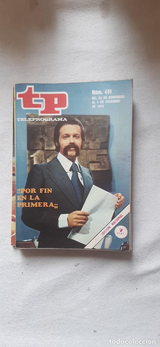 Coleccionismo de revista Teleprograma: TELEPROGRAMA A&Ntilde;O 1974. N&ordm; 451