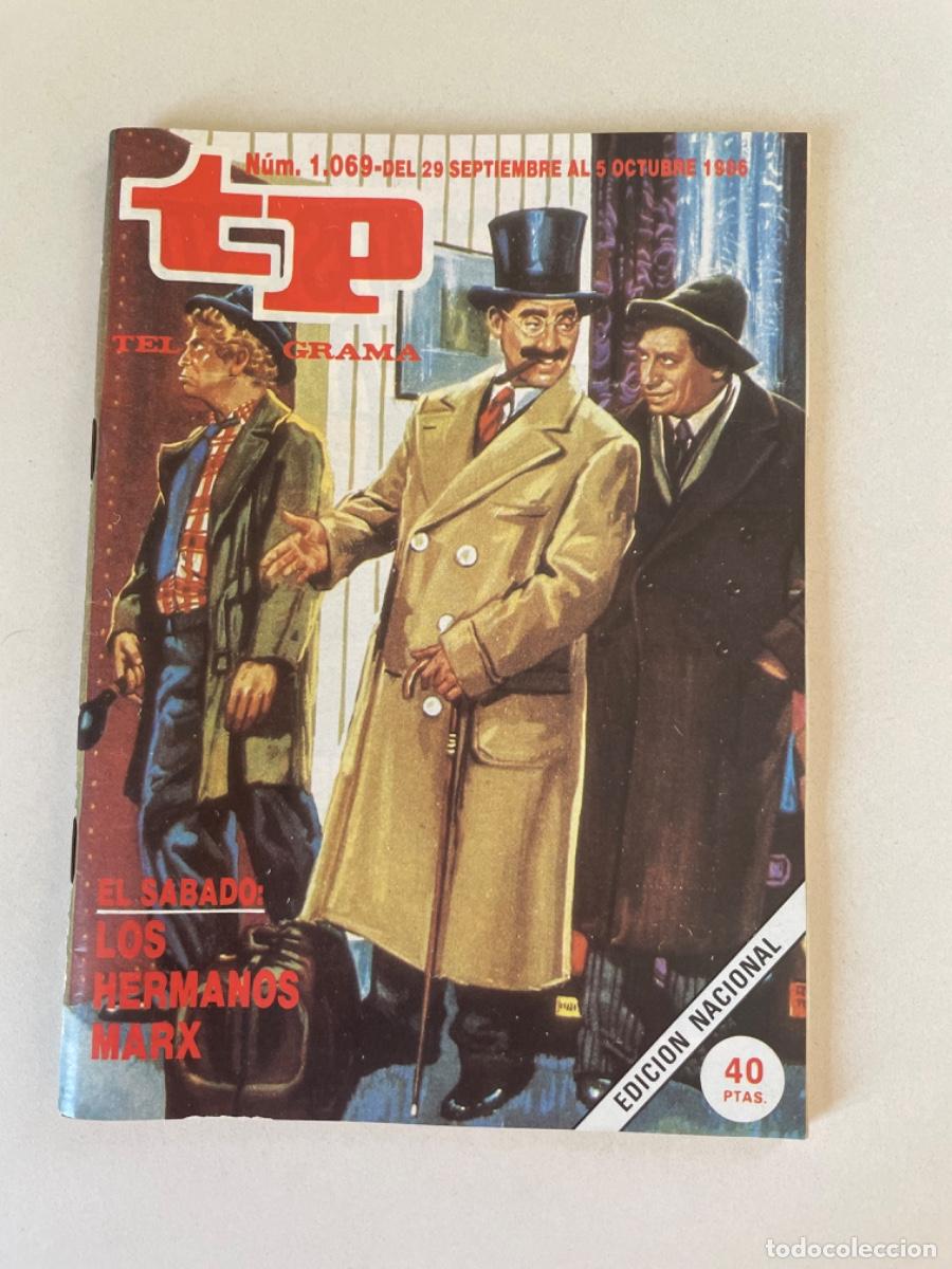 Coleccionismo de revista Teleprograma: TP TELEPROGRAMA N&ordm; 1069 SEPTIEMBRE 1986 LOS HERMANOS MARX