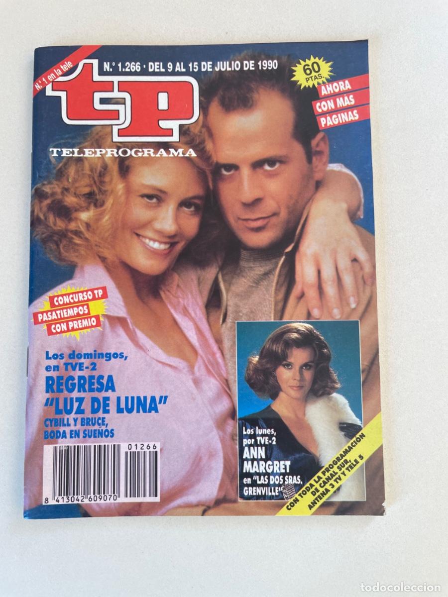 Coleccionismo de revista Teleprograma: TP TELEPROGRAMA N&ordm; 1266 JULIO 1990 *LUZ DE LUNA* BRUCE WILLIS