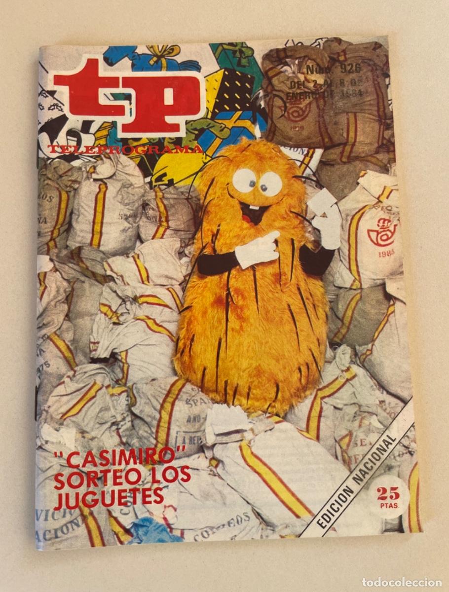 Coleccionismo de revista Teleprograma: TP TELEPROGRAMA N&ordm; 926 FEBRERO 1984 *CASIMIRO*