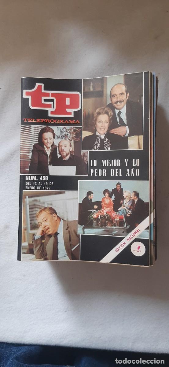 Collectionnisme de Magazine Teleprograma: TELEPROGRAMA A&Ntilde;O 1975.N&ordm; 458