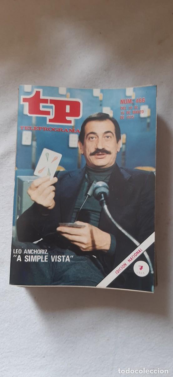 Collectionnisme de Magazine Teleprograma: TELEPROGRAMA A&Ntilde;O 1975.N&ordm; 466