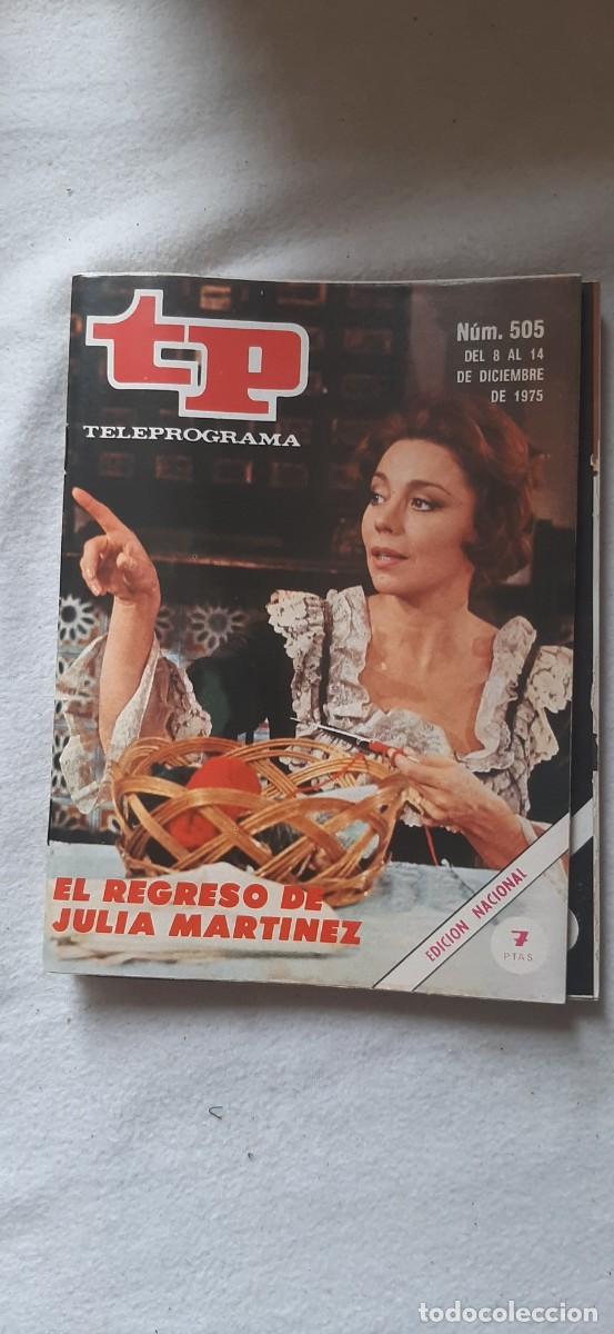 Collection Magazine Teleprograma: TELEPROGRAMA A&Ntilde;O 1975.N&ordm; 505