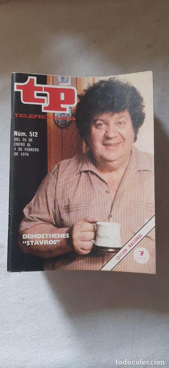 Colecionismo da Revista Teleprograma: TELEPROGRAMA A&Ntilde;O 1976.N&ordm; 512