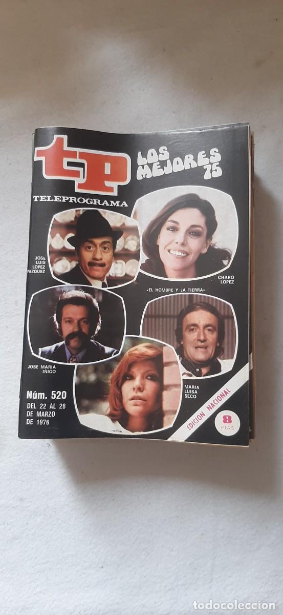 Coleccionismo de revista Teleprograma: TELEPROGRAMA A&Ntilde;O 1976.N&ordm; 520