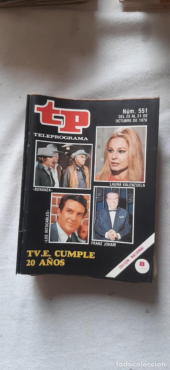 Coleccionismo de revista Teleprograma: TELEPROGRAMA A&Ntilde;O 1975.N&ordm; 551