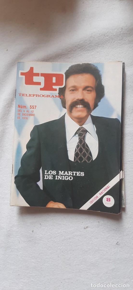 Coleccionismo de revista Teleprograma: TELEPROGRAMA A&Ntilde;O 1975.N&ordm; 557