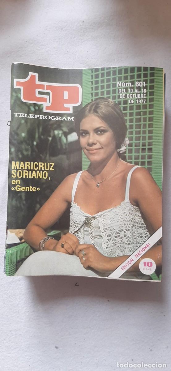 Coleccionismo de revista Teleprograma: TELEPROGRAMA A&Ntilde;O 1977.N&ordm; 601