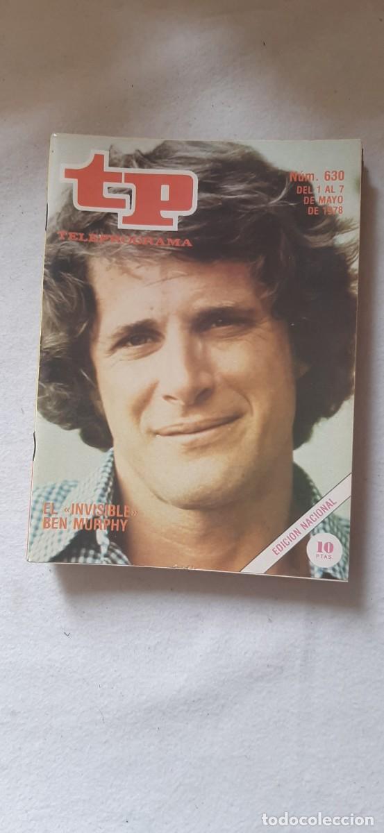 Coleccionismo de revista Teleprograma: TELEPROGRAMA A&Ntilde;O 1978.N&ordm; 630