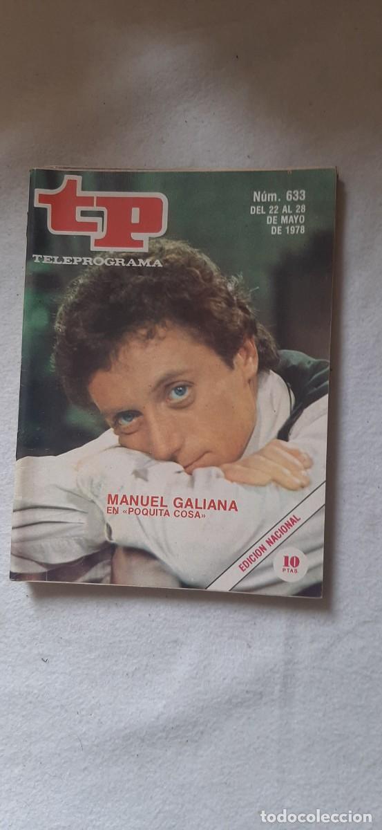 Coleccionismo de revista Teleprograma: TELEPROGRAMA A&Ntilde;O 1978.N&ordm; 633