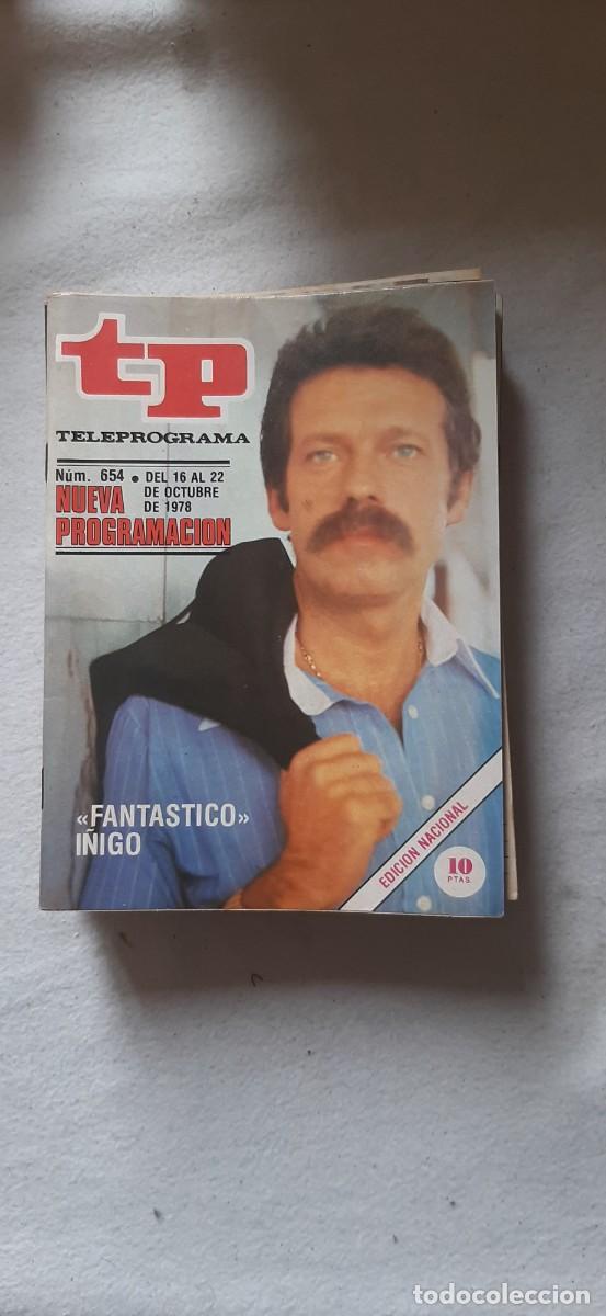 Coleccionismo de revista Teleprograma: TELEPROGRAMA A&Ntilde;O 1978.N&ordm; 654