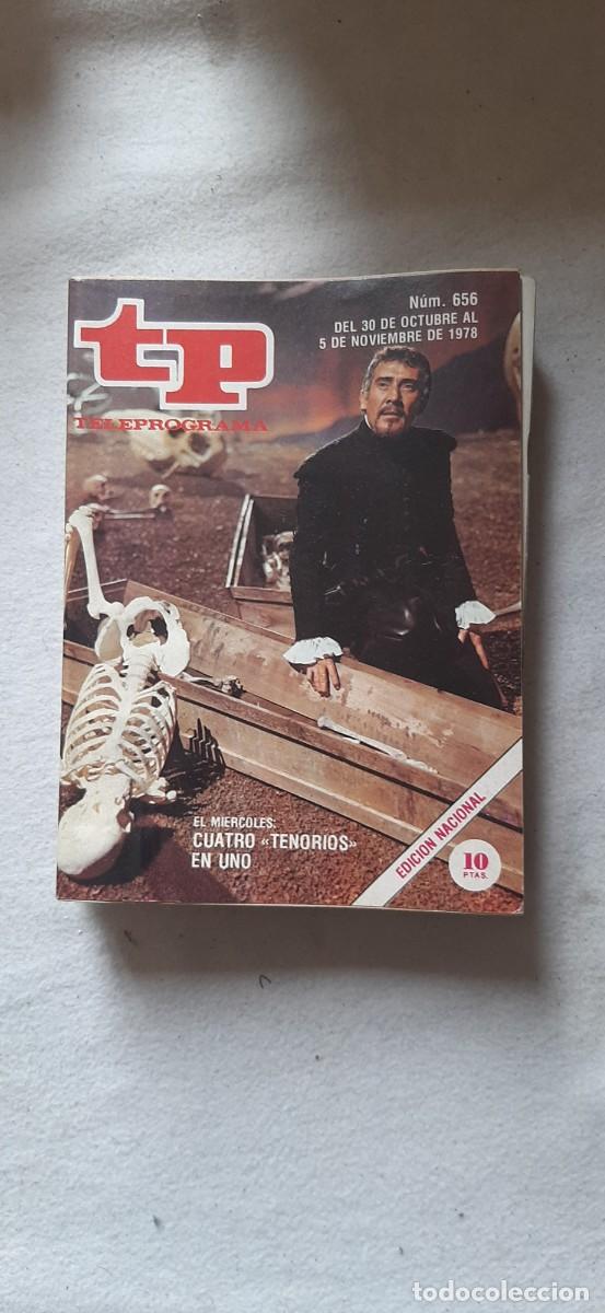 Coleccionismo de revista Teleprograma: TELEPROGRAMA A&Ntilde;O 1978.N&ordm; 656