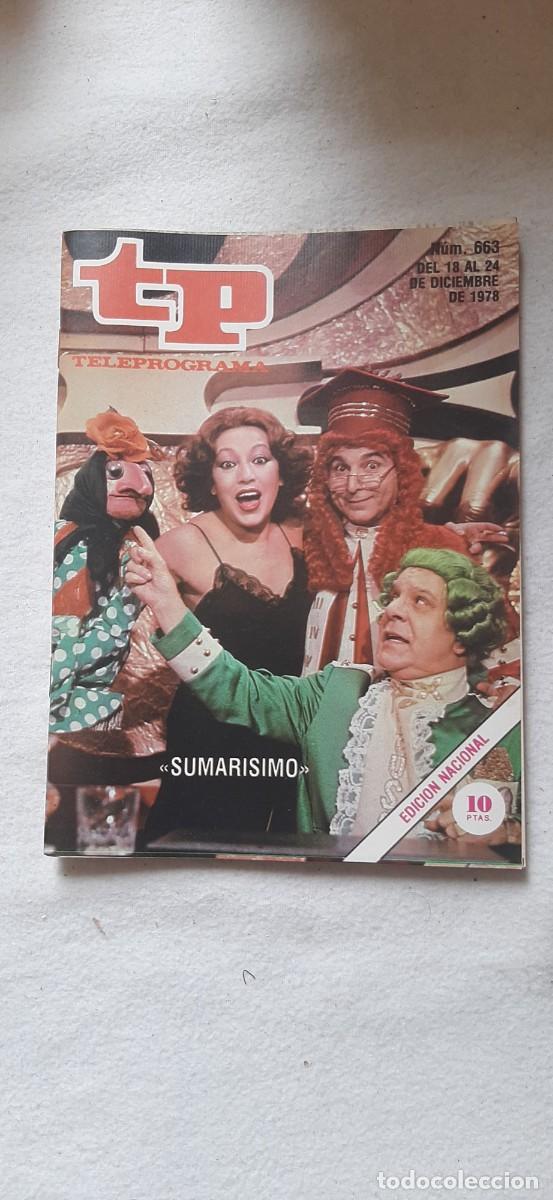 Coleccionismo de revista Teleprograma: TELEPROGRAMA A&Ntilde;O 1978.N&ordm; 663