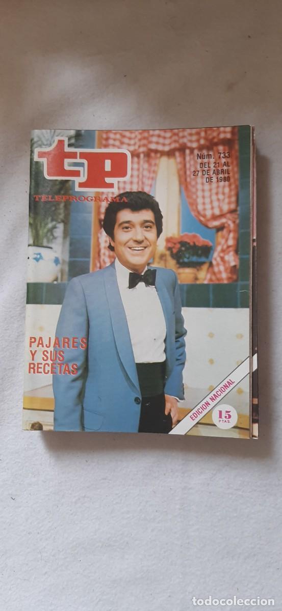 Coleccionismo de revista Teleprograma: TELEPROGRAMA A&Ntilde;O 1980.N&ordm; 733