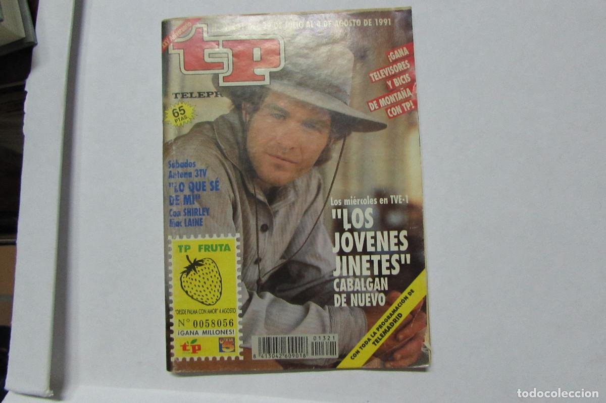 Coleccionismo de revista Teleprograma: Teleprograma revista n&uacute;mero 1321 a&ntilde;o (29-7-1991) los j&oacute;venes jinetes