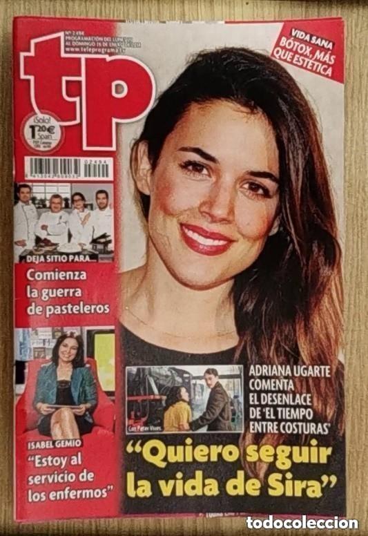 Coleccionismo de revista Teleprograma: TP TELEPROGRAMA N 2494 - DEL 20 AL 26 ENERO 2014 - ADRIANA UGARTE - ISABEL GEMIO - BEATRIZ CARVAJAL