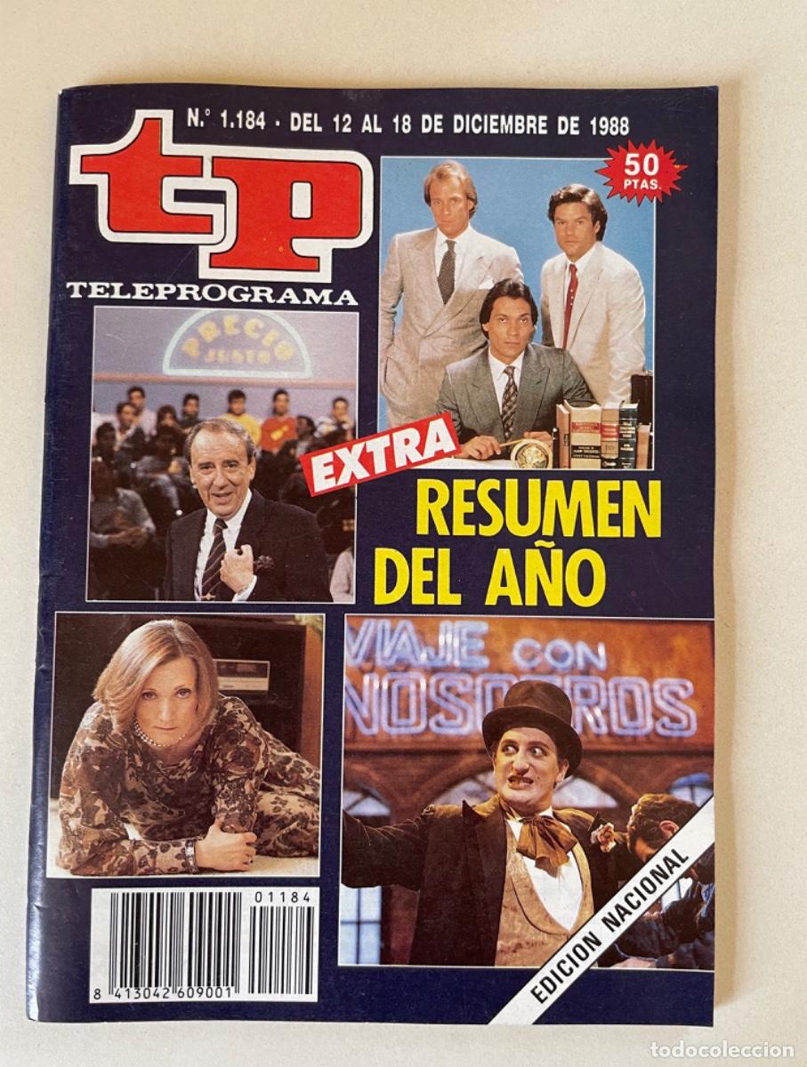 Coleccionismo de revista Teleprograma: TP TELEPROGRAMA N&ordm; 1184 DICIEMBRE 1988 *RESUMEN DEL A&Ntilde;O*