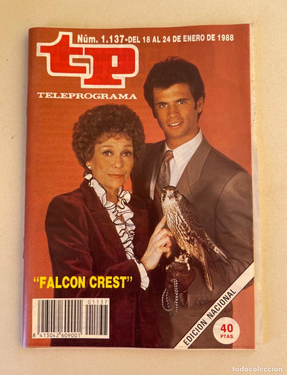 Coleccionismo de revista Teleprograma: TP TELEPROGRAMA N&ordm; 1137 ENERO 198I *FALCON CREST*