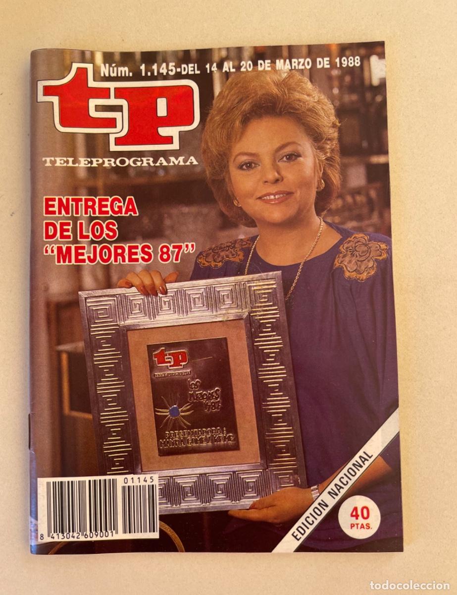 Coleccionismo de revista Teleprograma: TP TELEPROGRAMA N&ordm; 1145 MARZO 1988 *MAYRA. UN DOS TRES*