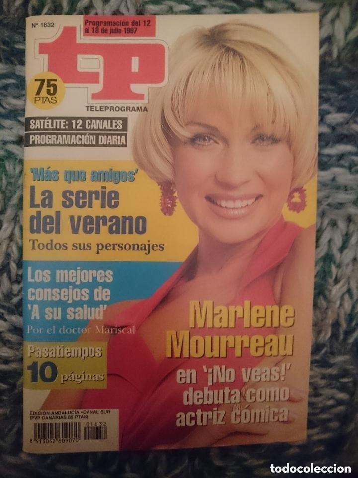 Coleccionismo de revista Teleprograma: TP TELEPROGRAMA N 1632 DEL 12 AL 18 JULIO 1997 - MARLENE MOURREAU-con Programacion Satelite