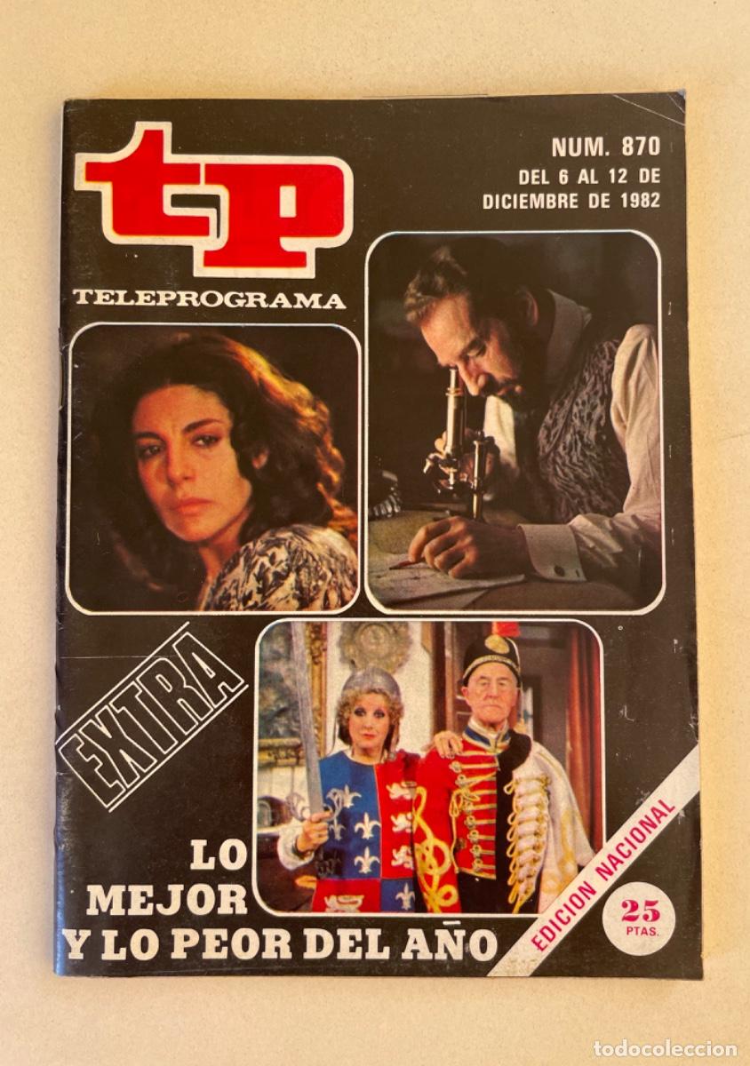 Collection Magazine Teleprograma: TP TELEPROGRAMA N&ordm; 870 DICIEMBRE 192 *LO MEJOR Y LO PEOR DEL A&Ntilde;O. EXTRA*