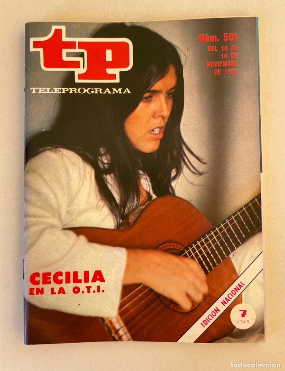 Coleccionismo de revista Teleprograma: TP TELEPROGRAMA N&ordm; 501 NOVIEMBRE 197T *CECILIA*