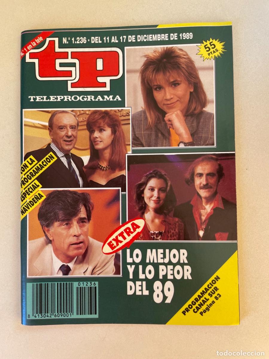 Coleccionismo de revista Teleprograma: TP TELEPROGRAMA N&ordm; 1236 DICIEMBRE 1989 *LO MEJOR Y LO PEOR DEL 89*