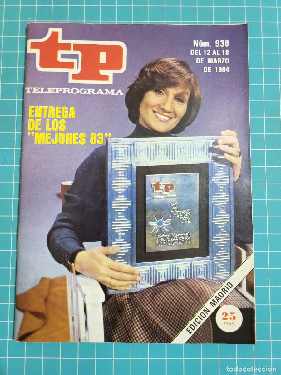 Coleccionismo de revista Teleprograma: Teleprograma. N.&ordm; 936. Entrega de los &rdquo;mejores 83&rdquo;, 1984. 3 bolsa 1 Wap.