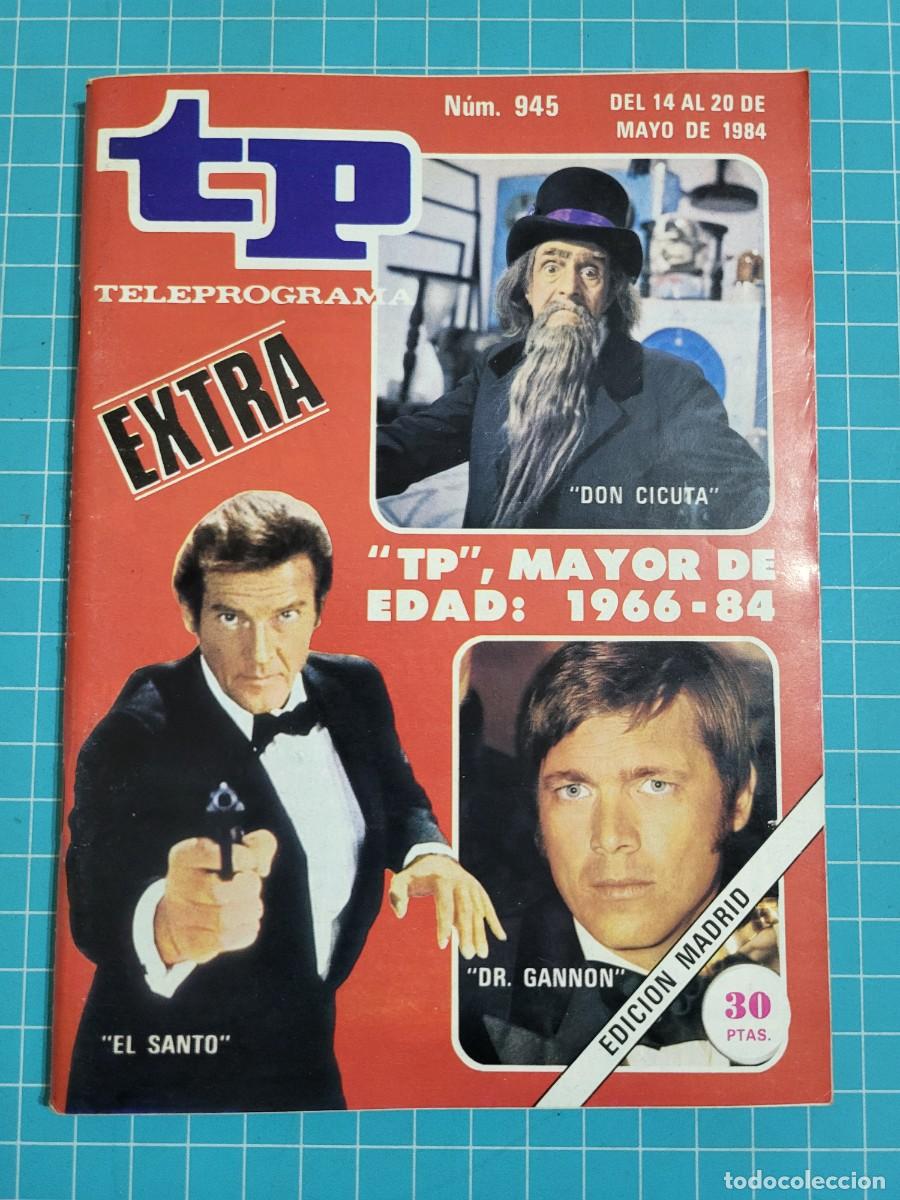 Coleccionismo de revista Teleprograma: Teleprograma. N.&ordm; 945. Extra 1984. 3 bolsa 2 Wap.