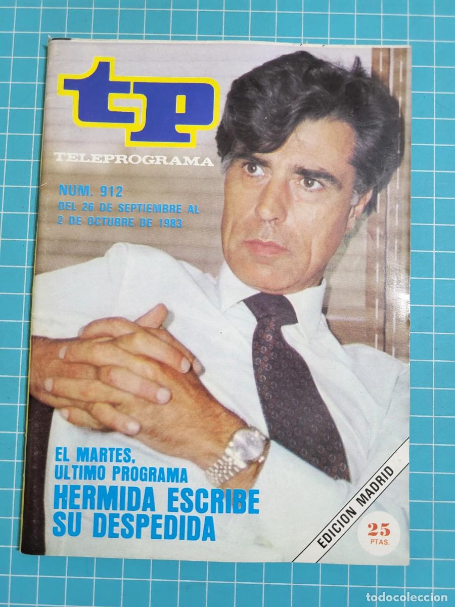 Coleccionismo de revista Teleprograma: Teleprograma. N.&ordm; 912. 1983. 3 bolsa 2 Wap.