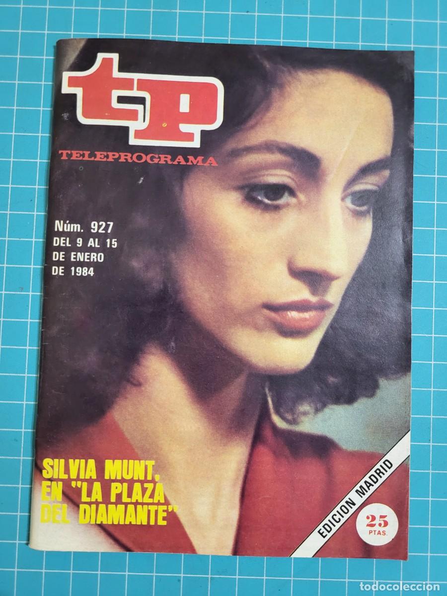 Coleccionismo de revista Teleprograma: Teleprograma. N.&ordm; 927. &rdquo;La plaza del diamante&rdquo;, 1984. 3 bolsa 2 Wap.